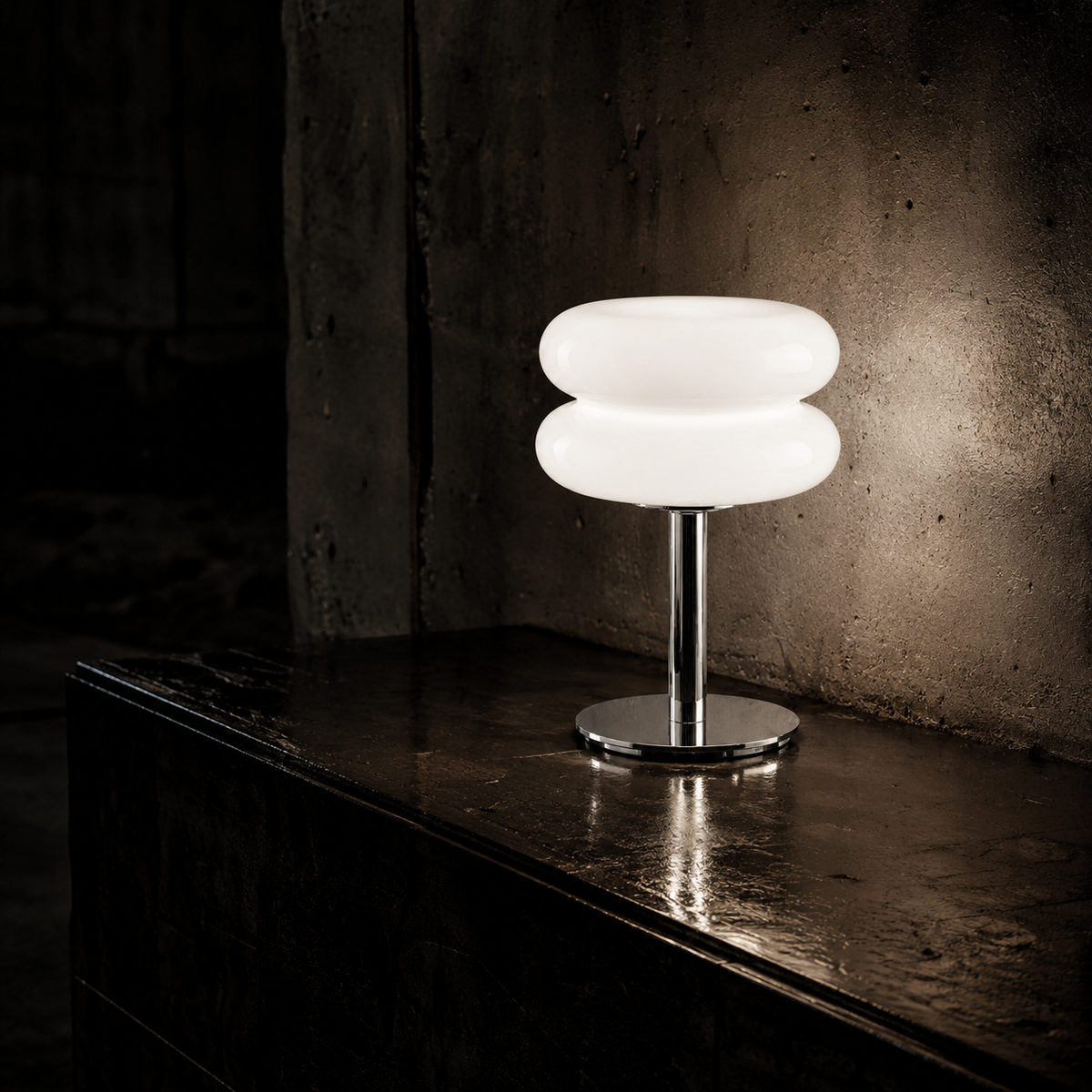 The Stacked Macaron Glass Table Lamp