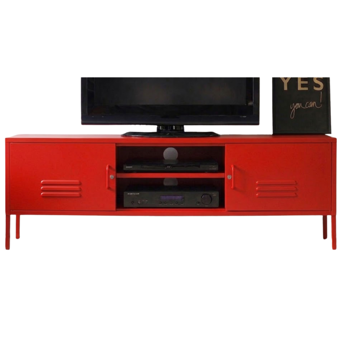 Locker Metal TV Stand